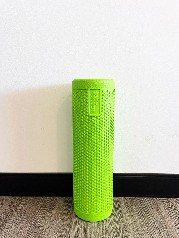 LIFE FITNESS FOAM ROLLER, SHORT, HARD, GREEN