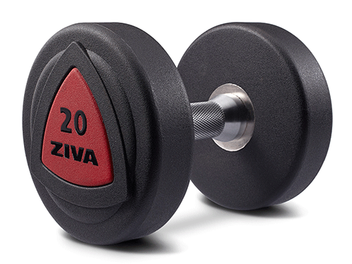 Ziva Urethane Dumbbells 42-50kg (5 pairs) - $4,981.87 + gst